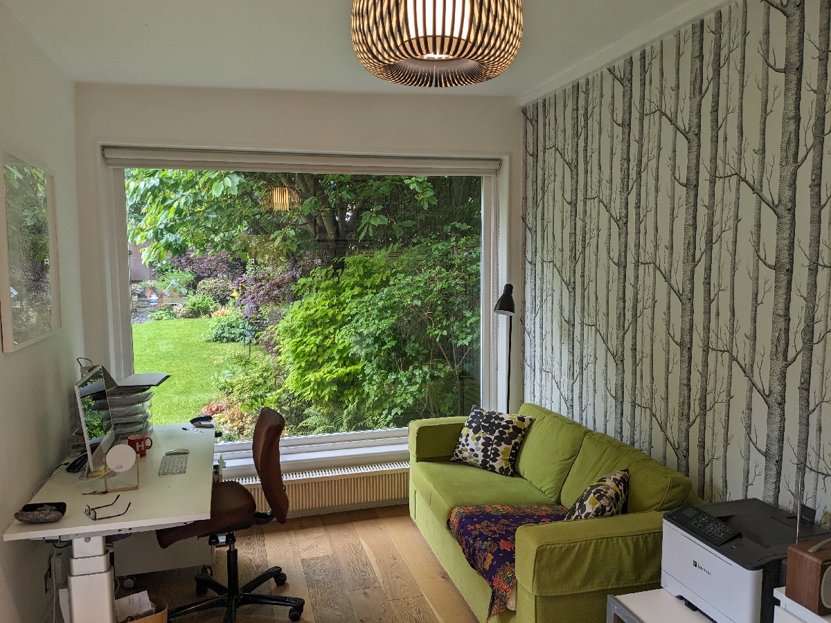 Wallpaper home office